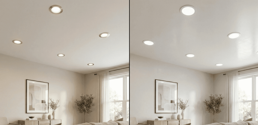 Wafer Lights vs Can Lights: Key Differences in Lighting